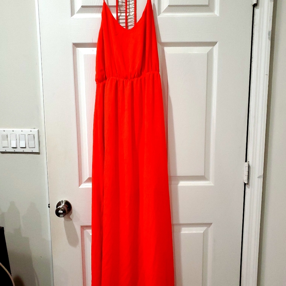 Maxi Orange Dress